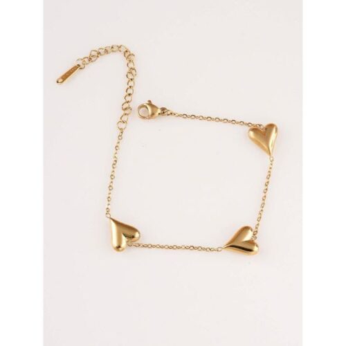 Heart Charm Bracelet