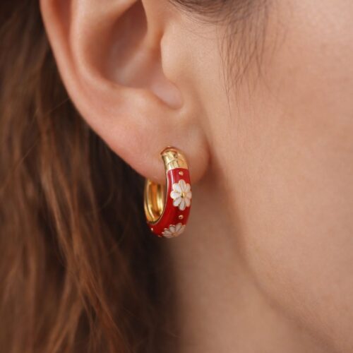 Golden Fang Earrings