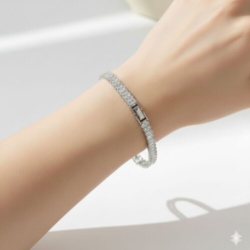 Tennis bracelet (silver)