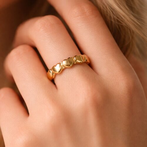 Heart Band Ring