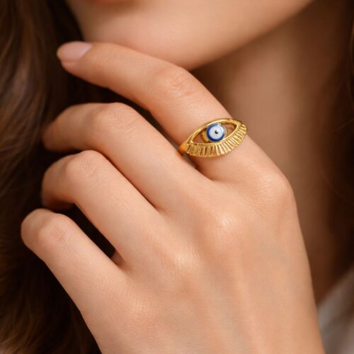 Evil Eye Aura Ring